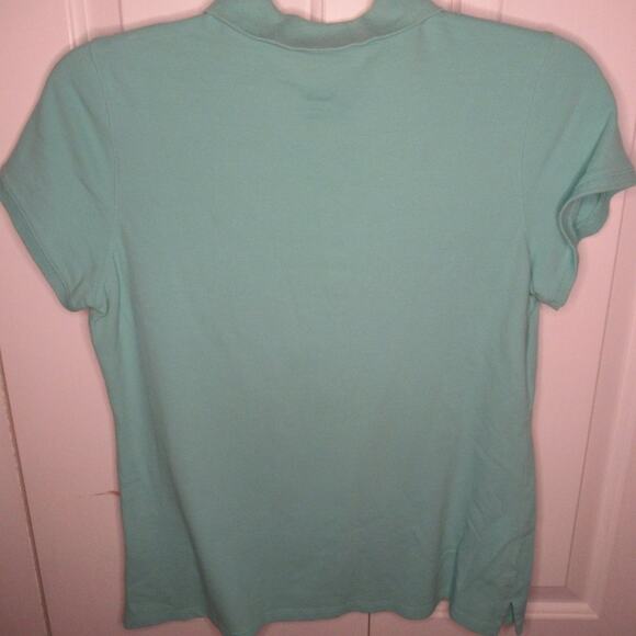 Pair of Izod Mint Green and Orange Polo Shirts - Picture 3 of 7